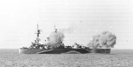 British battleship HMS Rodney